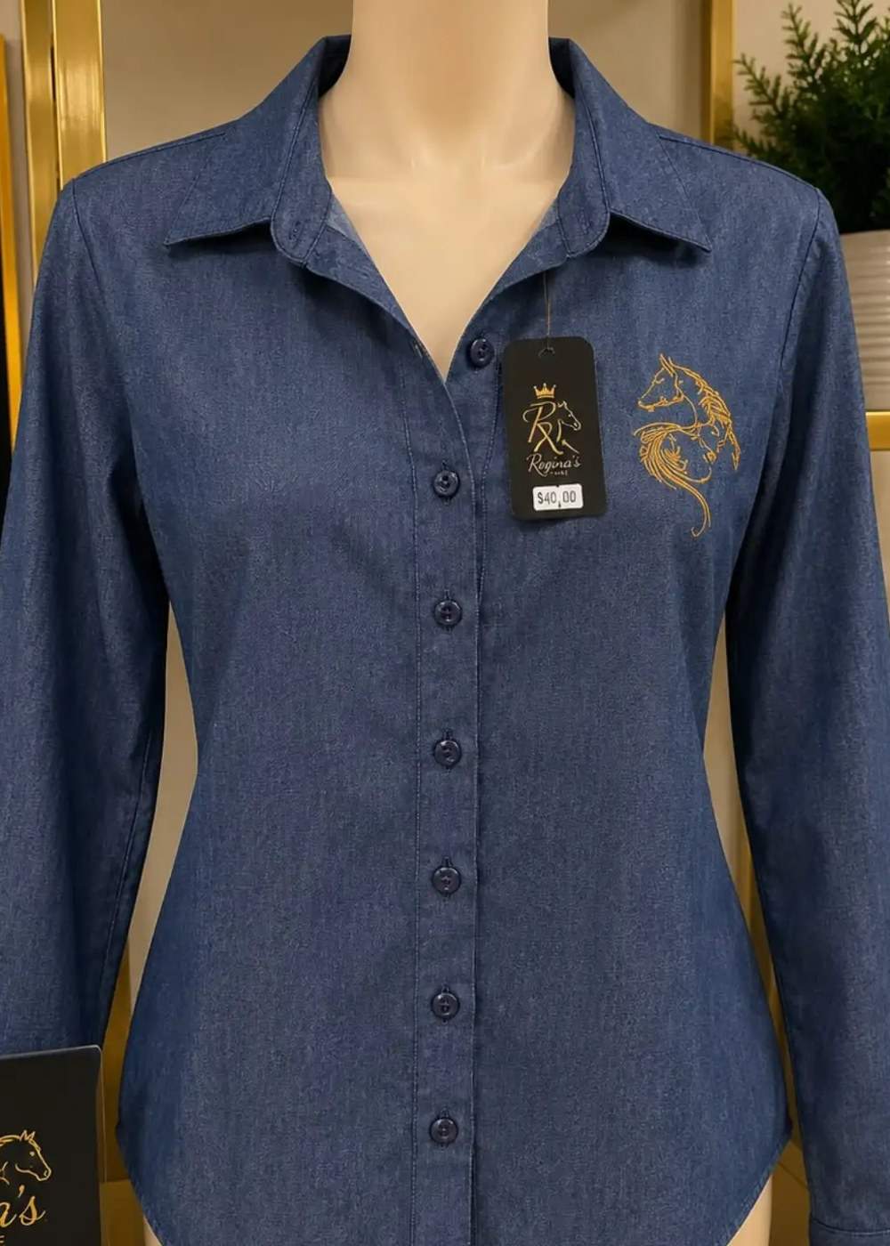 Camisa Denim Regina's