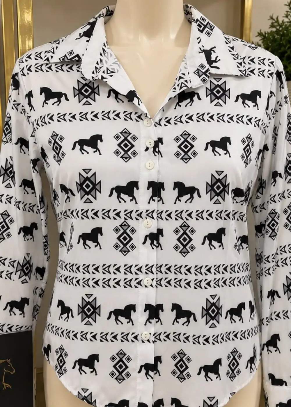 Camisa Estampado Étnico