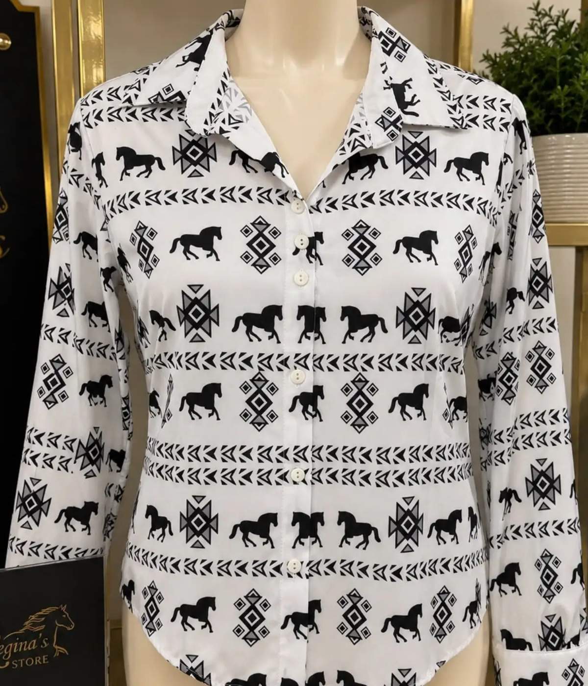 Camisa Estampado Étnico